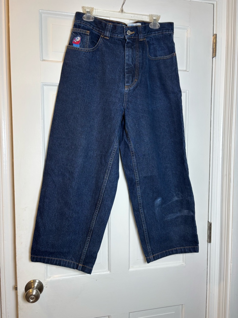 Polar Skate Co Big Boy Jeans Dark Wash Baggy Fit Y2K Men’s Size S Skate Denim